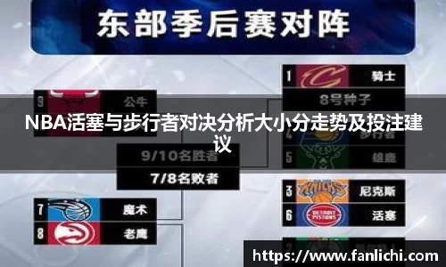 NBA活塞与步行者对决分析大小分走势及投注建议